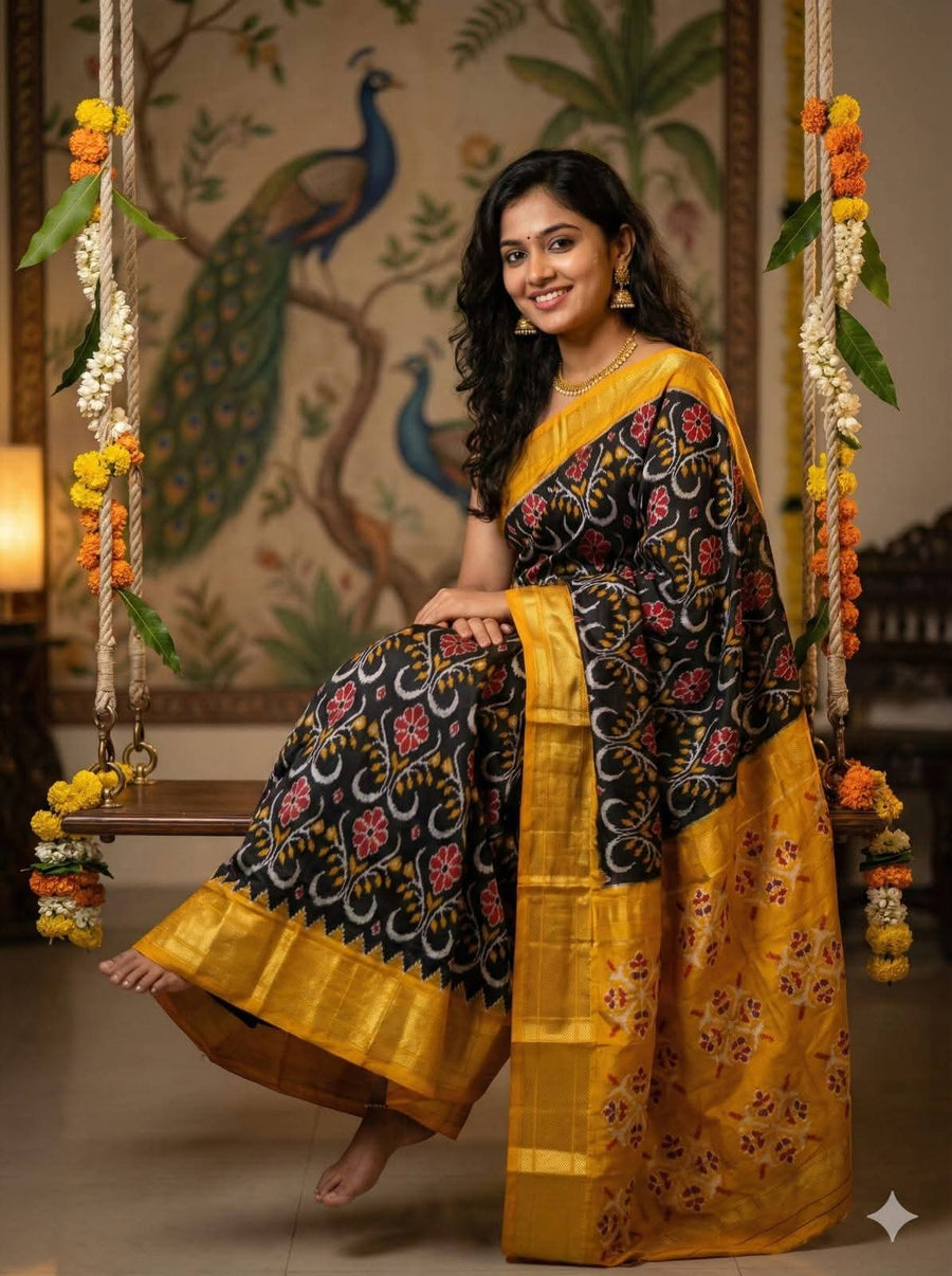 Pochampalli Dolla Silk Designer Saree