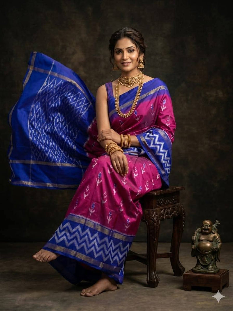 Pochampalli Dolla Silk Saree