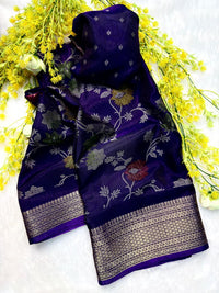 Ajrakh Print Artisan Saree