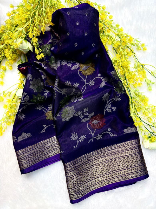 Ajrakh Print Artisan Saree