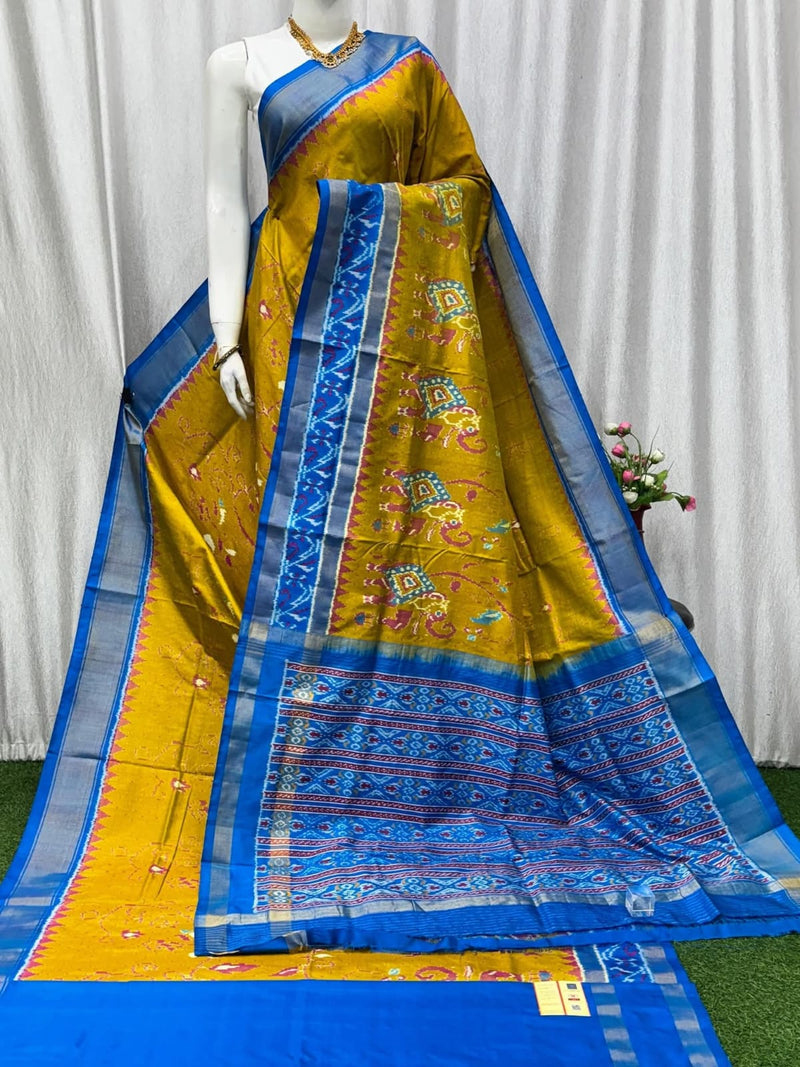 Pochampalli Dolla Silk Ethnic Saree