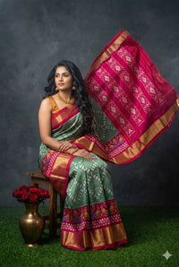 Pochampalli Dolla Silk Saree