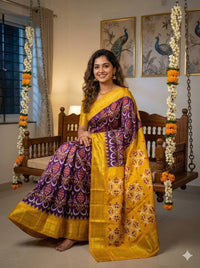 Pochampalli Print Dolla Silk Saree