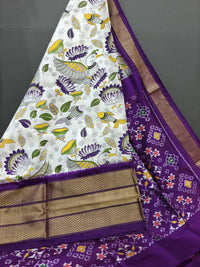 Pochampalli Ikkat Dolla Silk Saree