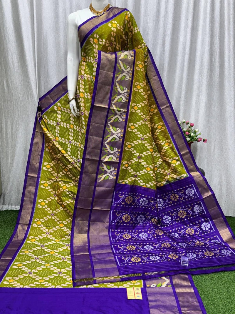 Pochampalli Print Dolla Silk Saree
