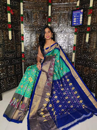Pochampalli Ikkat Handloom Silk Saree