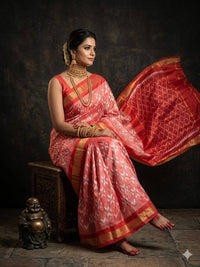 Pochampalli Weave Dolla Silk Saree