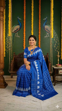 Pochampalli Print Dolla Silk Saree