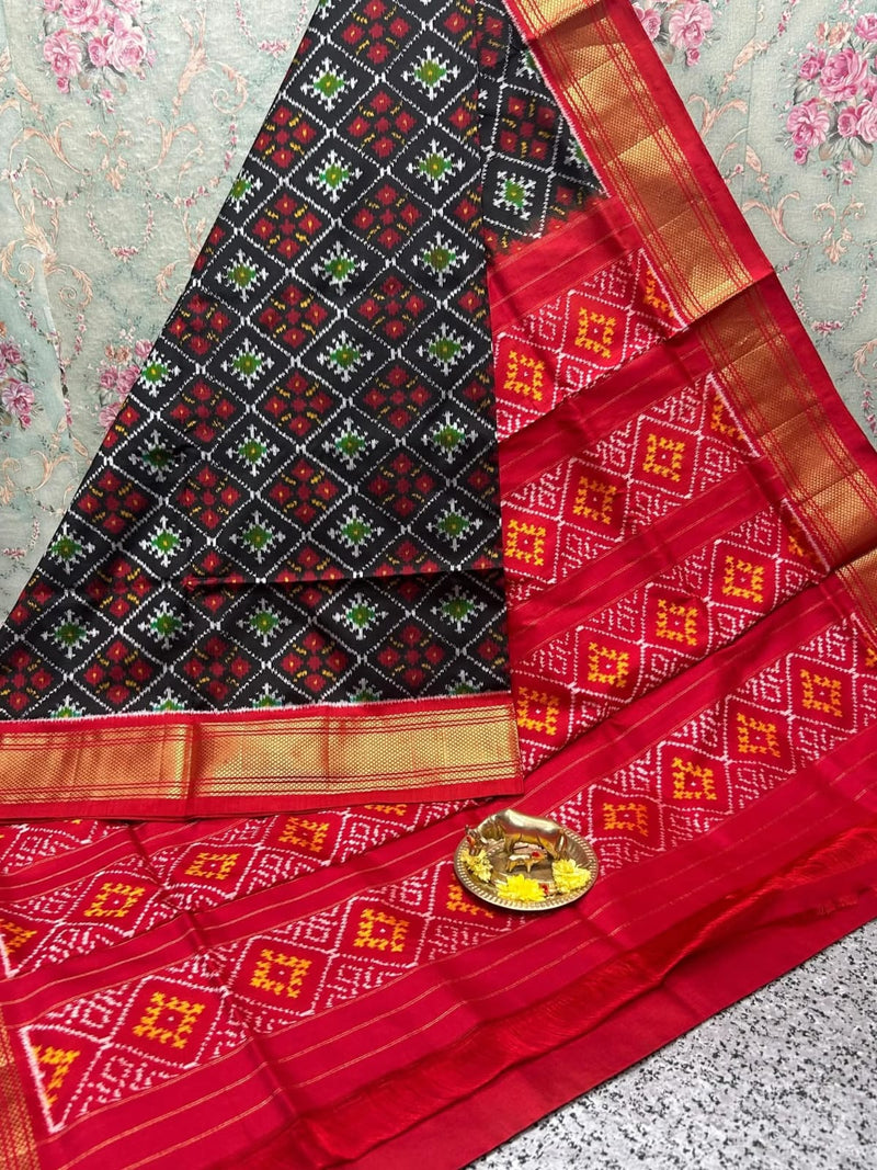 Pochampalli Print Dolla Silk Saree