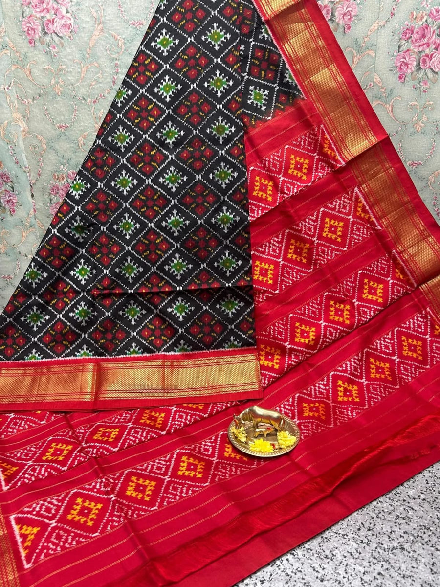 Pochampalli Print Dolla Silk Saree