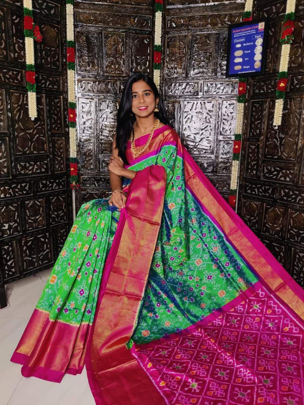 Pochampalli Ikkat Traditional Silk Saree