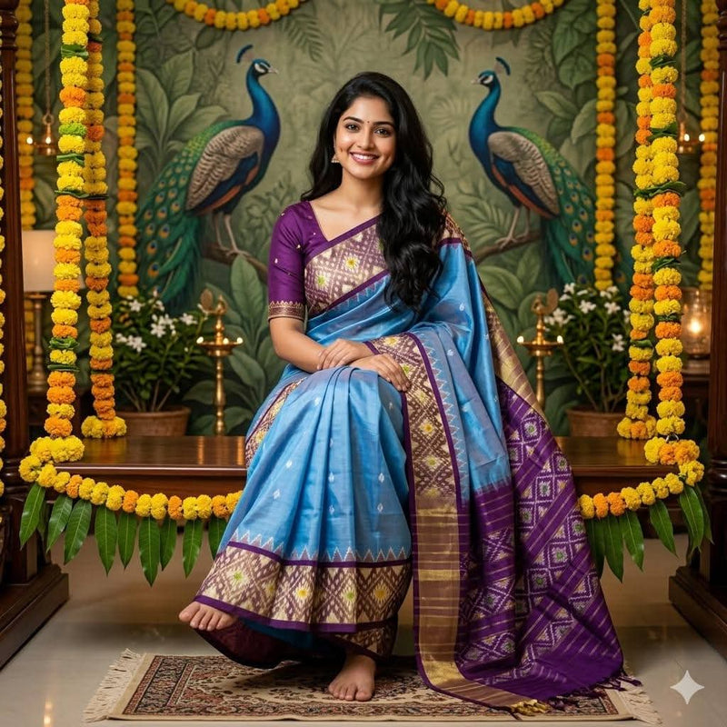 Pochampalli Dolla Silk Saree