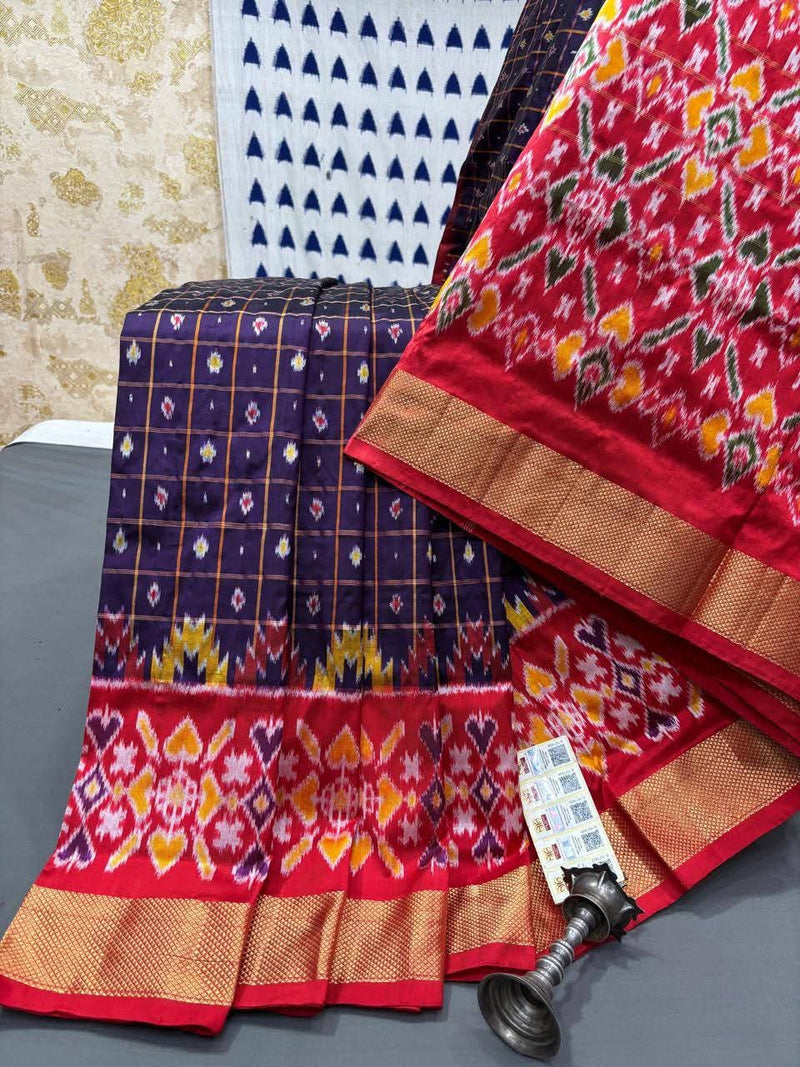 Pochampalli Print Dolla Silk Saree