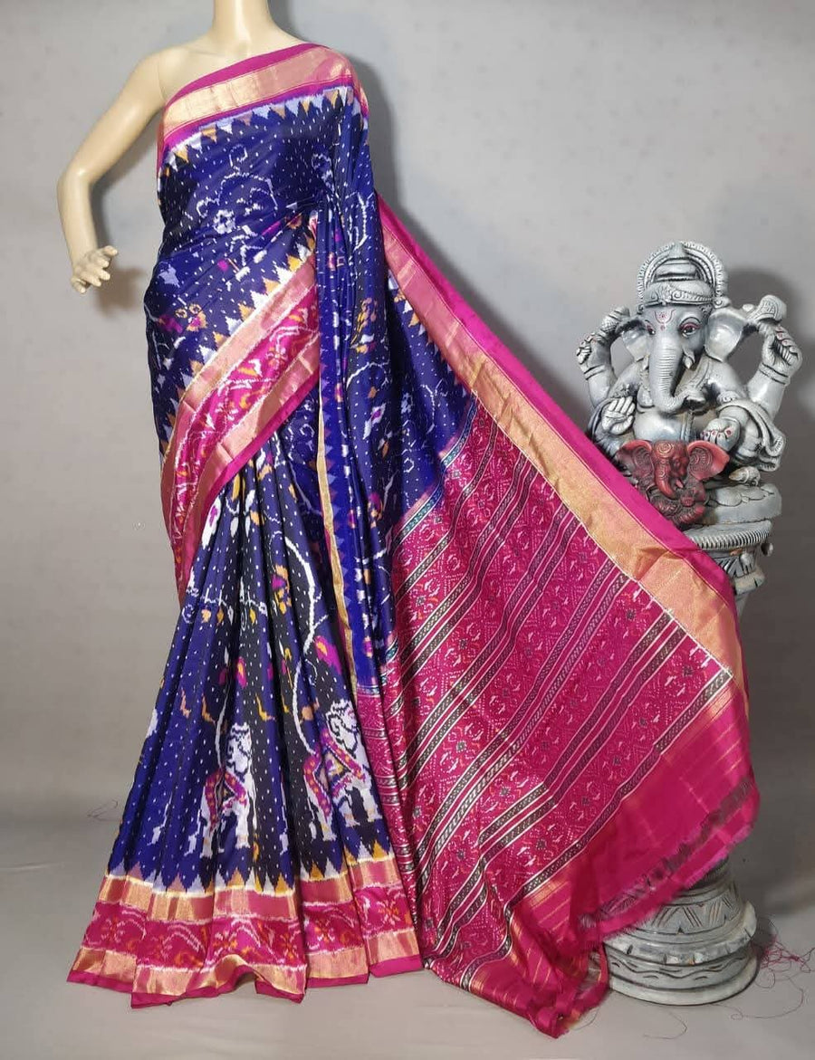 Pochampalli Print Dolla Silk Saree