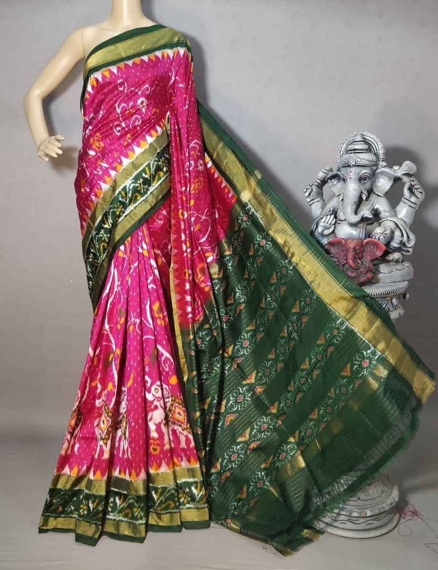 Pochampalli Dolla Silk Ethnic Saree