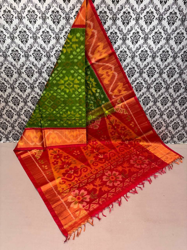 Pochampalli Weave Dolla Silk Saree