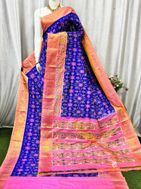 Pochampalli Ikkat Dolla Silk Saree