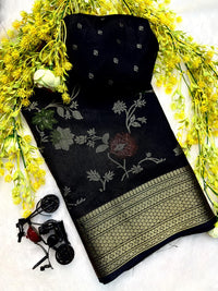 Ajrakh Print Artisan Saree