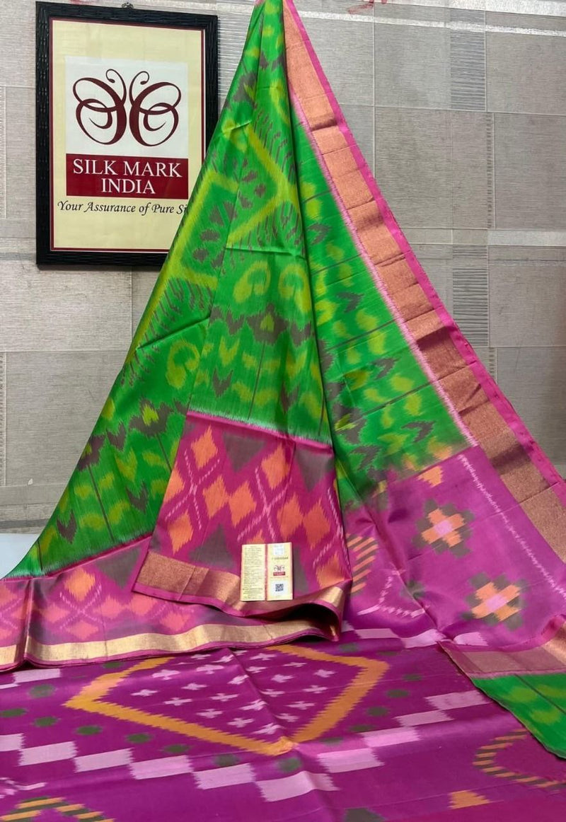 Pochampalli Dolla Silk Ethnic Saree