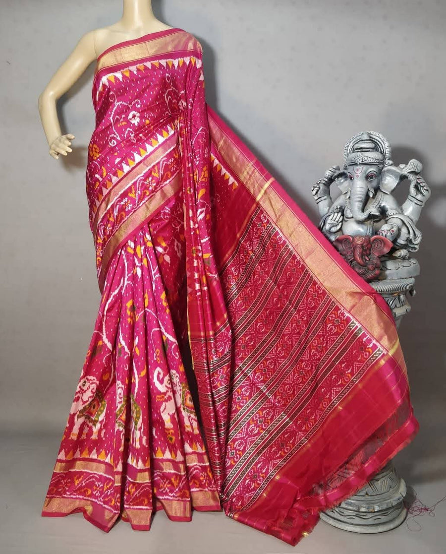 Pochampalli Dolla Silk Ethnic Saree