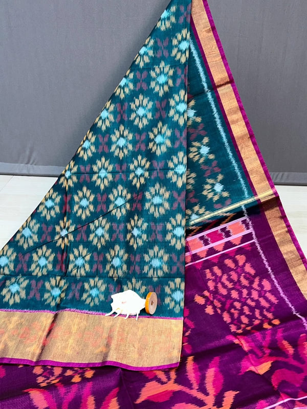 Pochampalli Dolla Silk Ethnic Saree