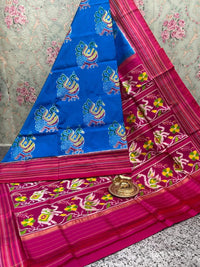 Pochampalli Ikkat Dolla Silk Saree