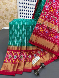Pochampalli Print Dolla Silk Saree