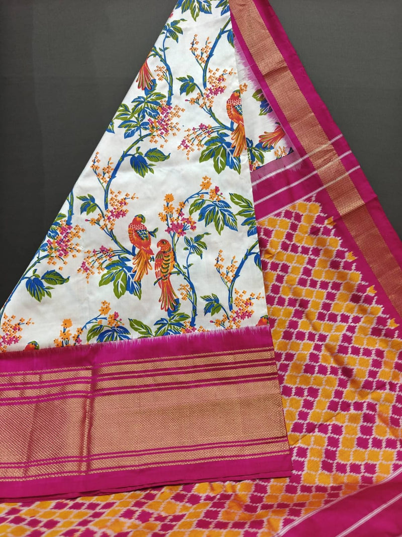 Pochampalli Dolla Silk Ethnic Saree
