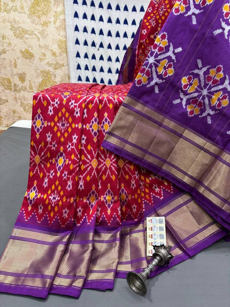 Pochampalli Print Dolla Silk Saree