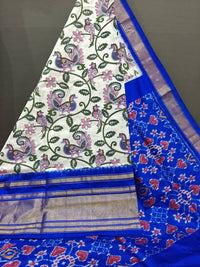 Pochampalli Weave Dolla Silk Saree