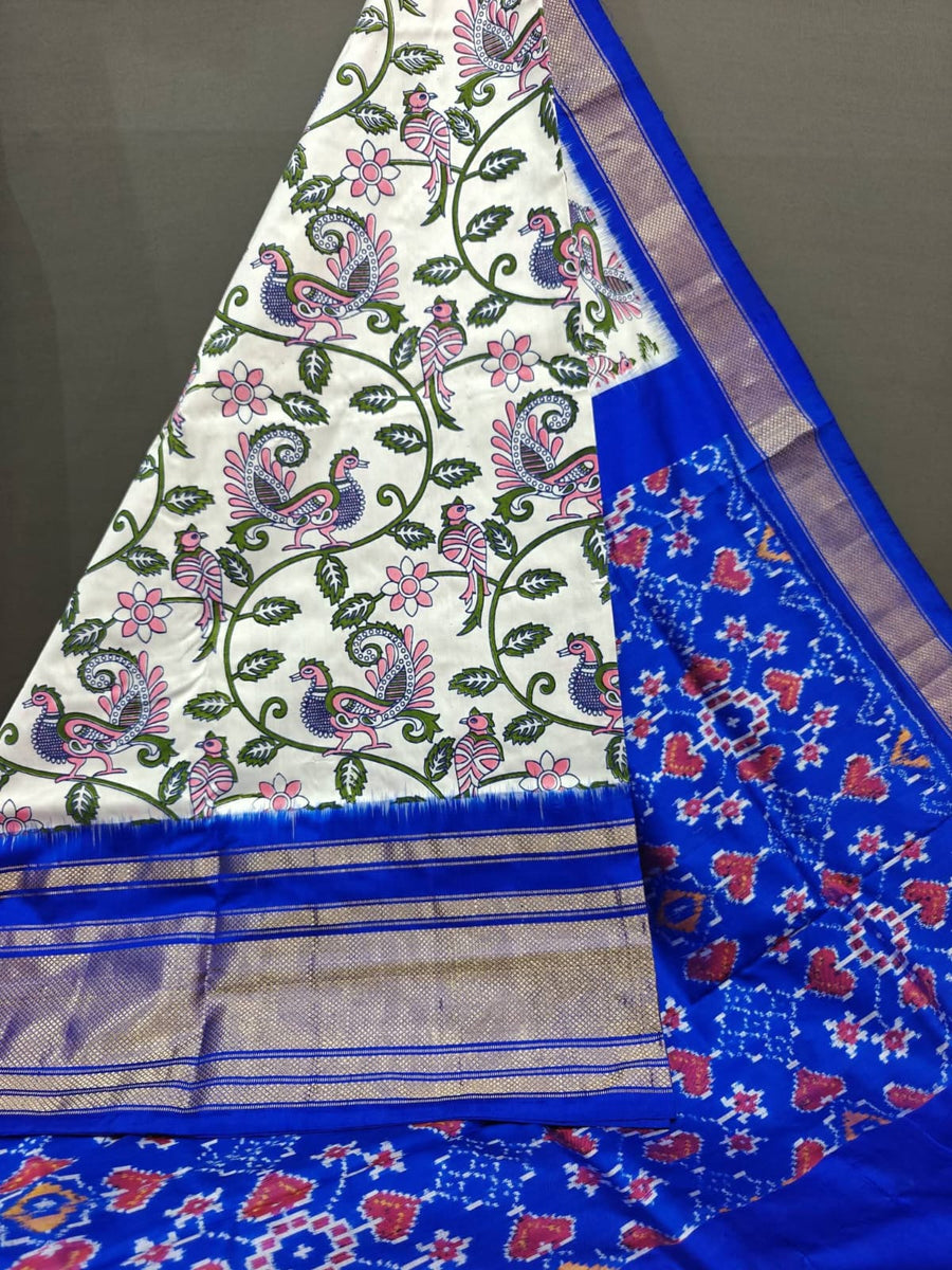 Pochampalli Weave Dolla Silk Saree