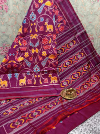 Pochampalli Ikkat Dolla Silk Saree