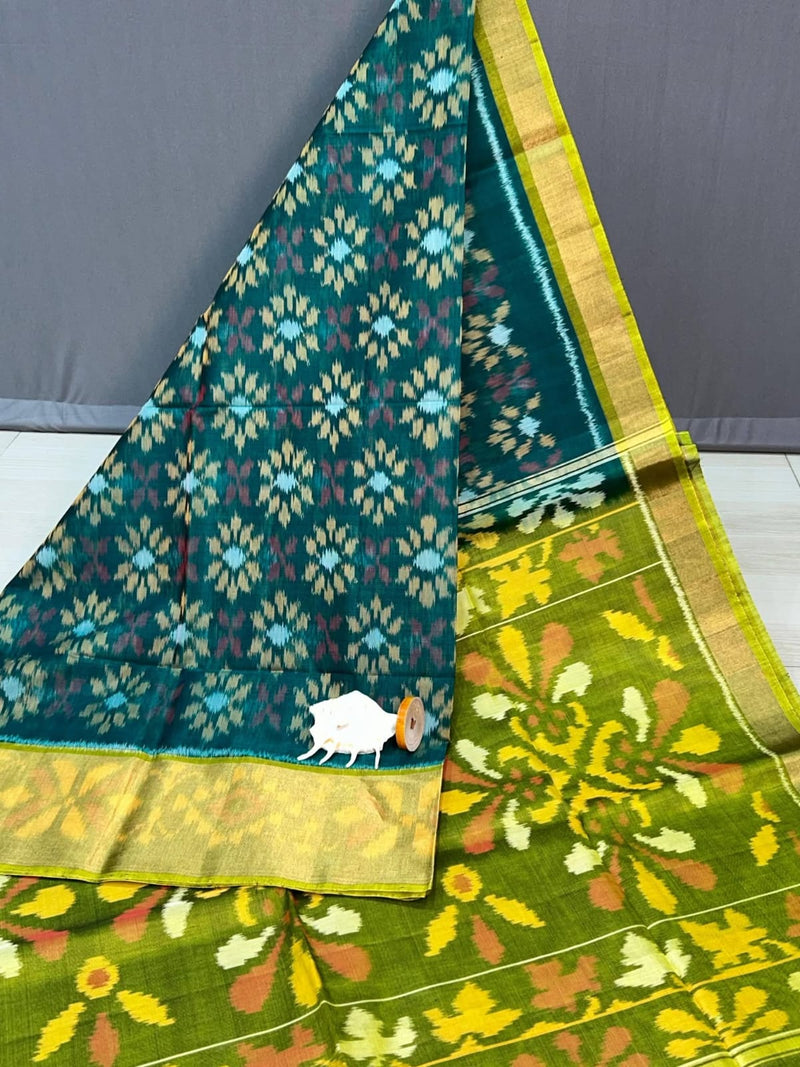 Pochampalli Print Dolla Silk Saree