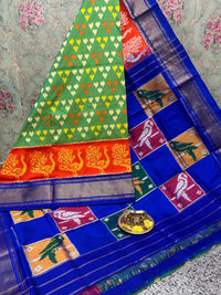 Pochampalli Weave Dolla Silk Saree