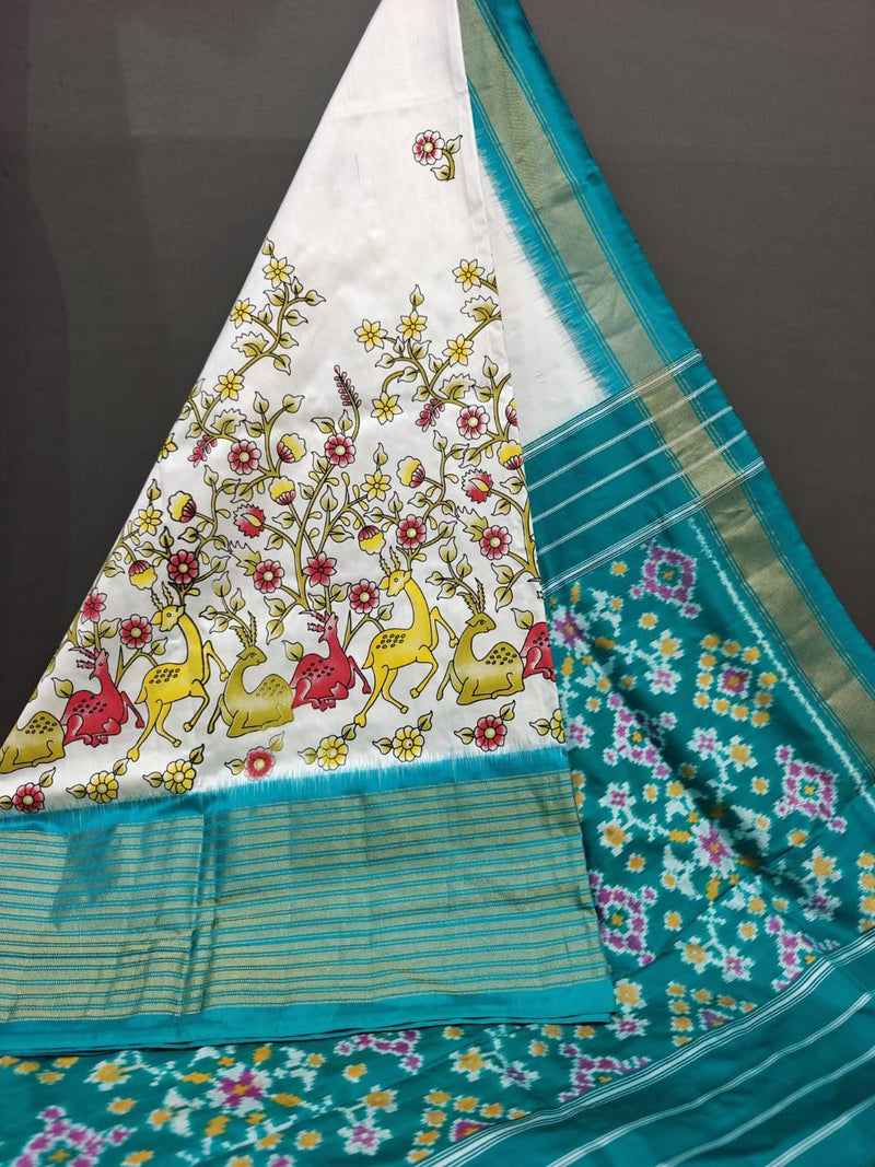 Pochampalli Print Dolla Silk Saree