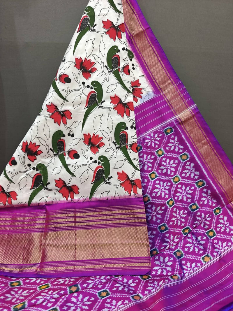 Pochampalli Dolla Silk Ethnic Saree