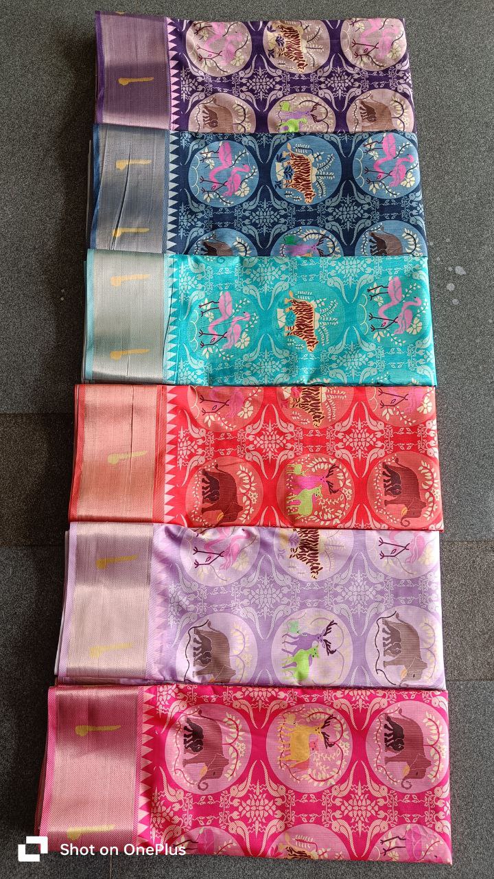 Pochampalli Dolla Silk Designer Saree - alternate view